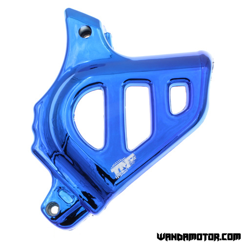 Front sprocket cover Minarelli AM6 plastic blue